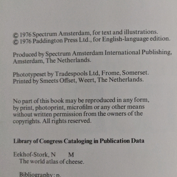 The World Atlas of Cheese (1976) - Picture 3 of 8